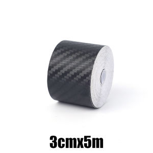 Xe sợi carbon rõ ràng nhãn dán ô tô Ngưỡng Cửa bên keo dán tự làm dải băng bảo vệ dán gương Bên chống trầy xước Băng bảo vệ chống thấm nước phim