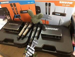 Quality Assurance SHURE UHF Wireless SG-800 SG-900 Chargeable Digital Dedicated Professinoal Outdoor Microphon