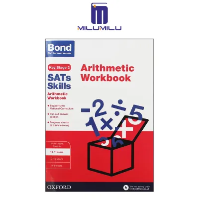 Bond SATs Skills: Arithmetic Workbook: 10-11 years Paperback – Import by Bond Sats Skills Original English books