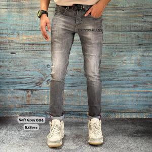 EX8OSS - Celana panjang pria slimfit stretch ngaret melar