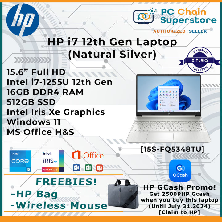 HP 15S-FQ5348TU Natural Silver Laptop Full HD Intel i7