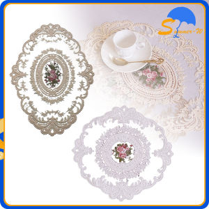 Lace Placemat Taplak Meja Makan Bordir Renda Retro Table Mat Lace