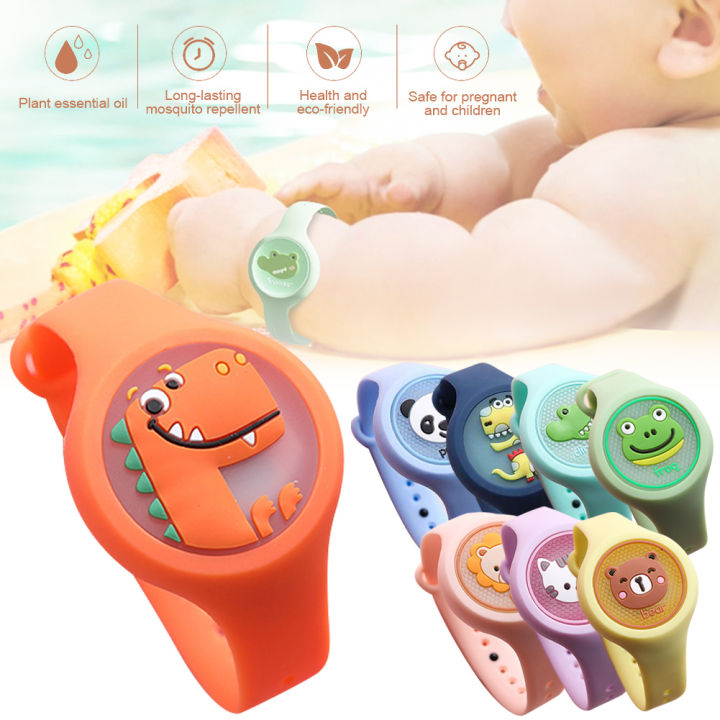 PAPITE Cute Cartoon Animal Lightweight Mosquito Repellent Watch for Kids Baby Wearable Mosquito Repeller Bracelet Colorful Mosquito Repellent Accessory - Lazada | Lazada PH