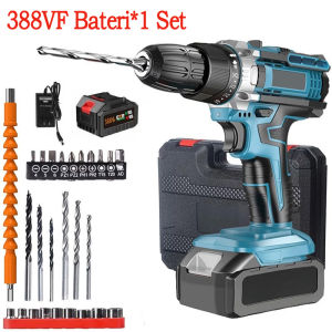 🔥24h Shipped🔥766VF Cordless Drill Multi-Function Impact Wrench Hammer Drill Driver Kits Two Speed Electric Screwdriver with 29 Pcs Set Hand Drill Power Tools 电钻