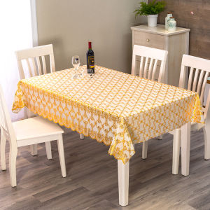 COD Kitchen Tablecloth Rectangular 2-4-6-8 Seat Tablecloth Table Cover Waterproof and Oilproof Decorative Tablecloth