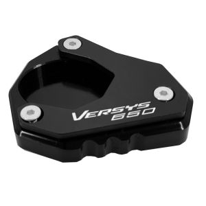 For KAWASAKI VERSYS 650 VERSYS650 ABS 2010-2023 2019 2015 Motorcycle CNC Kickstand Foot Side Stand Extension Pad Support Plate