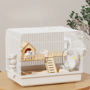 ‌Premium Hamster Cage Luxury Syrian Hamster Mansion Detachable 2-Story Rodent Habitat Spacious Fully Enclosed Pet Home