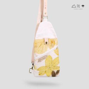 ECO กระเป๋าคาดอก สีใยฝ้าย