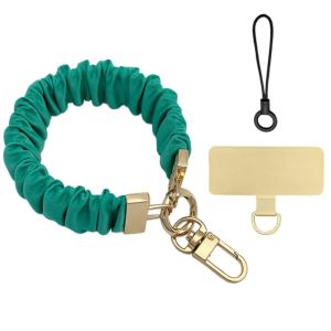 KNQ12 Metal Card Mobile Phone Strap Pleated Design Pendant Mobile Phone Lanyard Universal High-End Cell Phone Chain Women/Lady/Girl