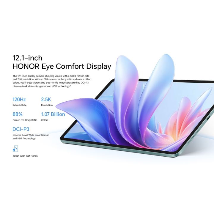 HONOR Pad 10 (5G) - 16(8+8)GB+256GB Tablet 2.5k Eye Comfort Display ...