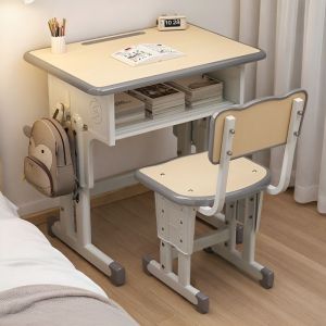 Childrens Study Table School Same Desk And Chair Set Primary School Student Desk Home Training Class Writing Homework Special Desk