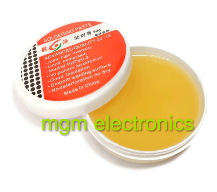 Soldering Paste ZJ18 50GMS Lazada PH