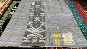 Sarung Tenun HBS FS Lawasan Jahit Tengan ATBM Full Sutra Spunsilk Kwalitas Jadul Bukan BHS Kotak Kotak jadul FS