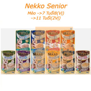 (ĐỦ 38 VỊ)(CÓ TEM NHẬP KHẨU)1 Hộp 12 Gói Pate Nekko pate Cho Mèo Gói 70g(HÀNG CHÍNH HÃNG THÔNG TIN NGUỒN GỐC ĐẦY ĐỦ)