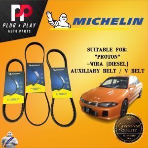 PROTON WIRA DIESEL [3350 / 3390 / 4PK 635] MICHELIN AUXILIARY BELT / V BELT 100% ORIGINAL QUALITY PRODUCT MADE IN FRANCE