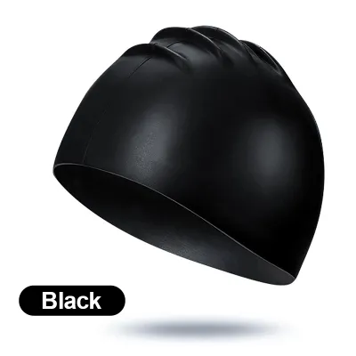 Silicone Swimming Cap Unisex Adult Children Swimming Hat High Elasticity Hair Protection Durable Flexible Waterproof Swim Cap 泳帽