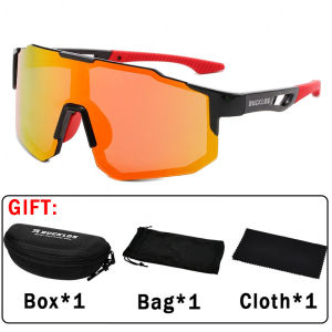 BUCKLOS Polarized Sunglasses for Men Original Cycling Shades Set Bike Eyeglasses