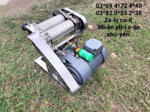 Máy Cán Bò Khô Cán Heo Khô Mực Khô Chạy Điện Gia Đình Công Suất 200w