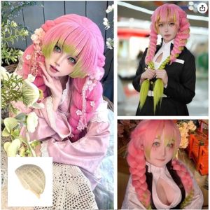 WomenS Pink Long Curly Wig with Bangs - Realistic Texture Heat-Resistant Fiber Perfect for Daily Wear & Cosplay Part