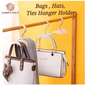 👜👝💼Penyangkut Boleh Pusing 360° untuk Beg Tangan Topi Tali Leher Payung dll | 360° Rotating Hanger for Handbag Hats Tie Belt etc.🎩🧢🧣👔👒🎒🧳🌂🛍