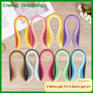 Cneng 100Pcs/set Paper Quilling Strips Set 3mm 39cm Paper For Craft DIY Quilling Tool