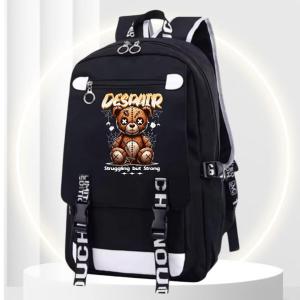 Js Stlye Tas Sekolah Uniseks DESPAIR 0036 Tas Ransel Bahu GandaTas Laptop Mochila Anak