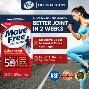 [For Adult | Joint Pain Relief] Move Free Advanced Glucosamine & Chondroitin 200 Tablets | Joint Health Supplement | Better Joint in just Two Weeks