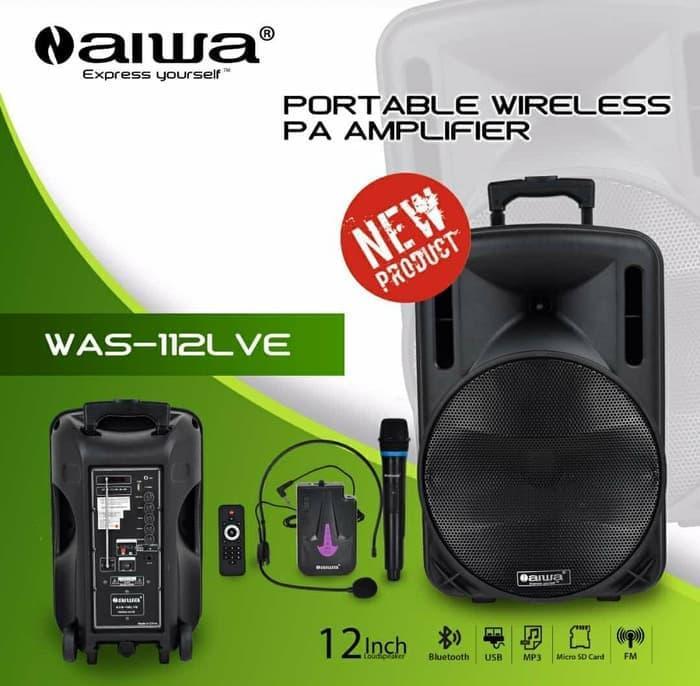 Speaker portable aiwa 12 fashion inch