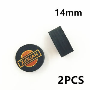 2/5pcs Pool Cue Tips 14mm Tips M Hardness 5 Layers Baked Leather Billiard Accessories