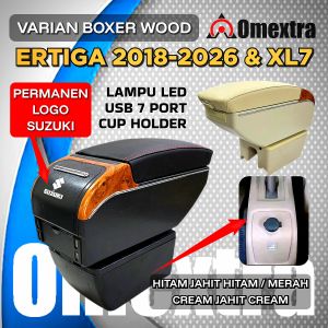 Armrest Box Khusus ERTIGA 2018 to 2023 Console Box Ertiga Armrest ERTIGA USB 7port Omextra Armrest