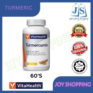 VitaHealth Turmercumin 60S / 2X60S [ TURMERIC EXTRACT FOR ANTI-INFLAMMATION AND JOINT PAIN ] [ EXP DATE : 15/10/2026 ]