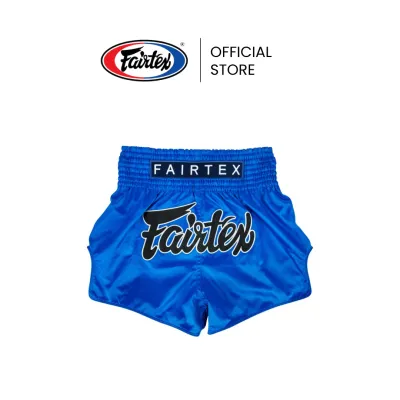 Fairtex กางเกงมวย Sapphire รุ่น BS1935 กางเกงมวยไทยผ้าไมโครซาติน แถบยางยืด 8 แถว กระชับขึ้น กางเกงนักมวยสำหรับซ้อมหรือแข่งขัน
