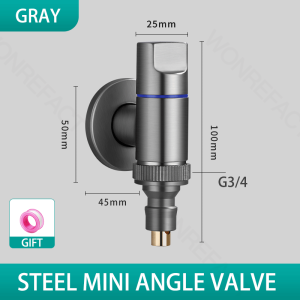 Universal Washing Machine Faucet Automatic Water Stop Valve Mini Angle Valve Special Snap Type Water Nozzle Joint Roller Automatic