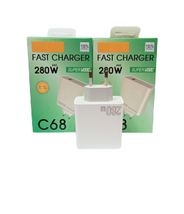 Batok Adapter RLM C68 Fast Charger 280W Super Vooc Flash Charging