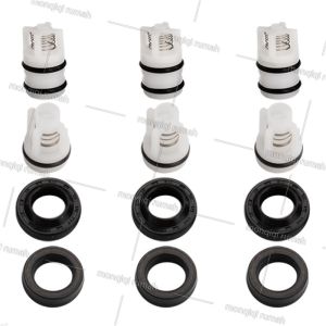 12Pcs Oil Seal Water Seal Inlet Valve Outlet Valve Klep Kecil Besar Jet Cleaner High Pressure
