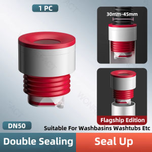 Anti Odor 45 Degree Wall Drainage Seal Plug Pipe Anti Odor Sewer Pipe Universal Sealing Magic Tool In The Sewer Sealing Plug