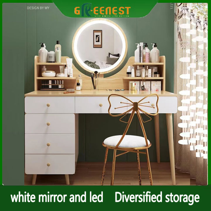 Vanity Dresser with Mirror Vanity Mirror with Table Set Dresser