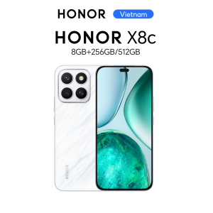 Điện Thoại HONOR X8c 8GB + 256/512GB | Camera 108MP| Kháng Bụi Và Nước| Snapdragon 685 | Pin 5000mAh | BH 18 Tháng Hàng Chính Hãng