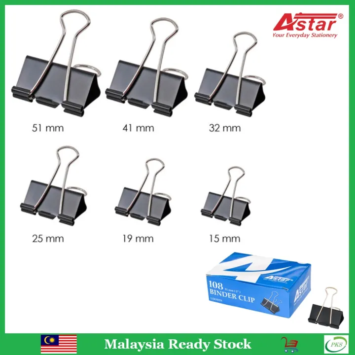 112 - ASTAR 19MM BINDER CLIP