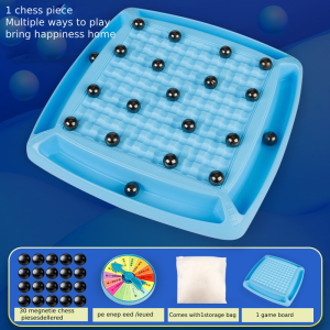 Childrens educational magnetic battle chess logical track chess magnetic board games parent-child interactive desktop toys