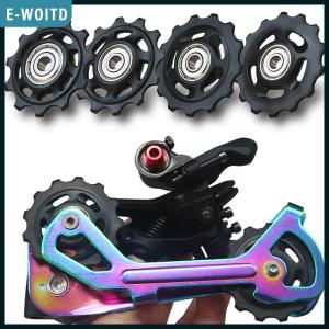 E-WOITD 11T 12T 13T 14T Bearing Bicycle Rear Guide Wheel Road Bike Jockey Rear Derailleur Pulley Roller for Sram Repair Kit