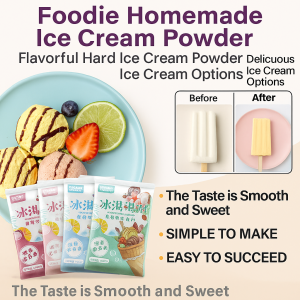 Homemade Flavored Ice Cream Powder Smooth Sweet Healthy Without Additives Homemade Frozen Dessert