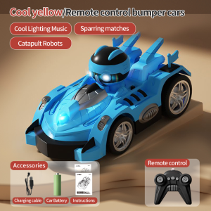 2.4G Remote Control Bumper Cars With Led Lights Music Drift RC Car 4WD Electric Children Toys