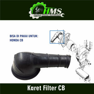 Karet Filter CB - Rubber Seat Saringan Screen Udara Hawa CVT Join Joint Karburator CB 100 CB 125