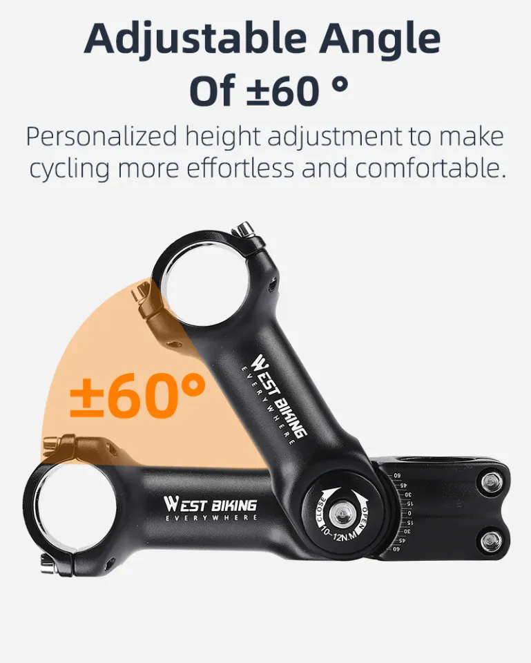 Adjustable Stem Bike Handle Adjustment WEST BIKING Adjustable