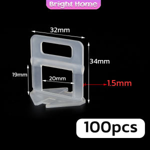 อุปกรณ์ปรับระดับกระเบื้อง ตัวปรับระดับกระเบื้อง ตัวช่วยการปูกระเบื้อง (100ชิ้น/1ถุง)Tile tool