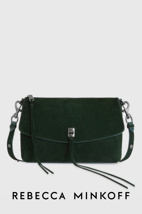 REBECCA MINKOFF DARREN TOP ZIP SHOULDER BOTTLE