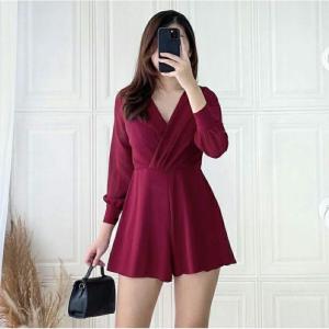 Toplyshop COD Jumpsuit Wanita Sania & Overall Style Korea