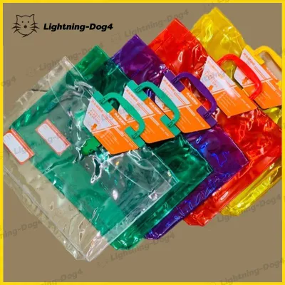 1Pcs LONG EXPANDING PLASTIC ENVELOPE W/ HANDLE RANDOM COLOR 28 X 40CM school supplies