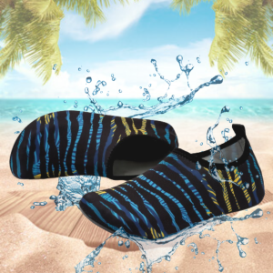 (FE FASHION) Men and Women Aqua Slip-on Sneakers Water Sports Swimming Shoes Quick Dry Footwear Beach Diving Socks Water Shoes